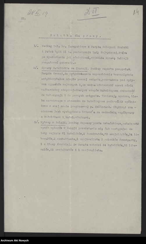 image.from.unit.number "Komunikaty Ministerstwa Spraw Zagranicznych dla prasy"