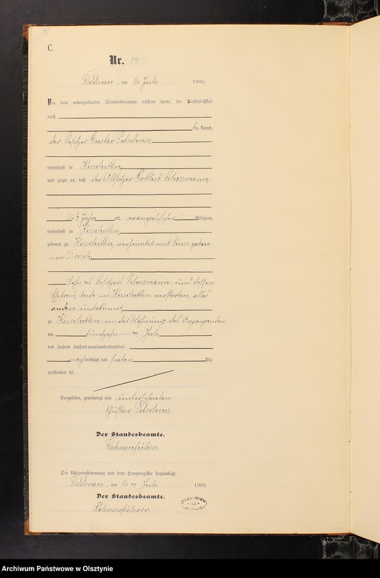 image.from.unit.number "Sterbe-Neben-Register Nr 1 - 23"