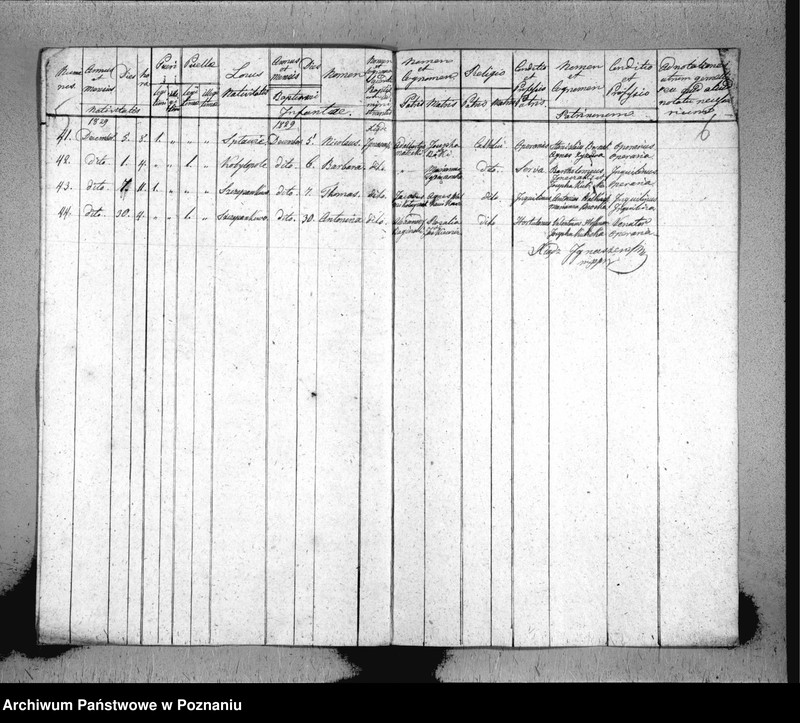 image.from.team "Akta stanu cywilnego Parafii Rzymskokatolickiej Spławie (pow. poznański)"