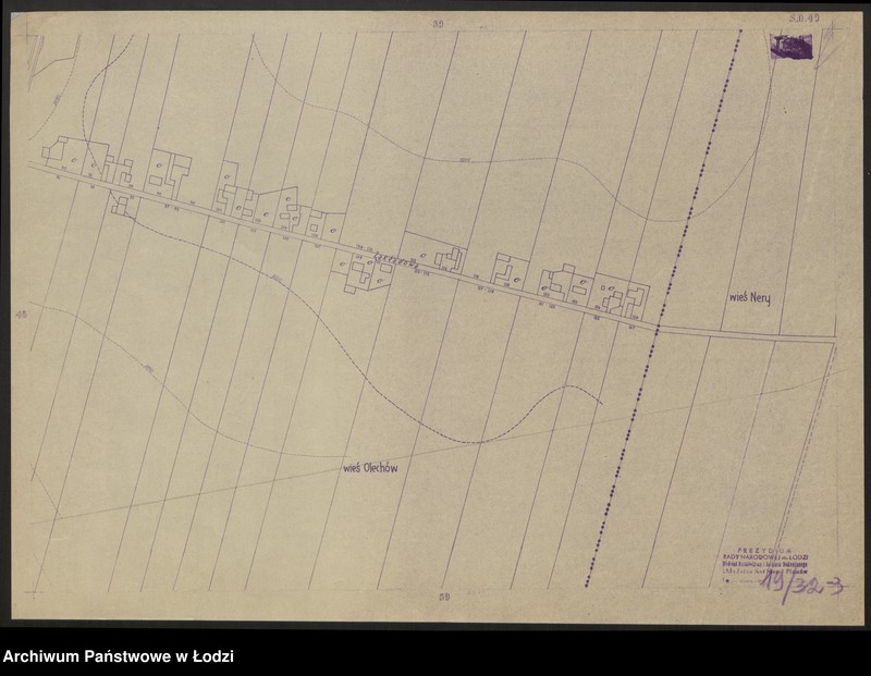 Obraz 3 z jednostki "Plan m. Łodzi 1:2000, odbitki. Sekcja SO 49"