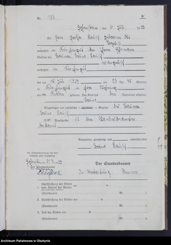 image.from.unit.number "Geburtenbuch/Zweitbuch/ Tom II,Nr 135 - 225"