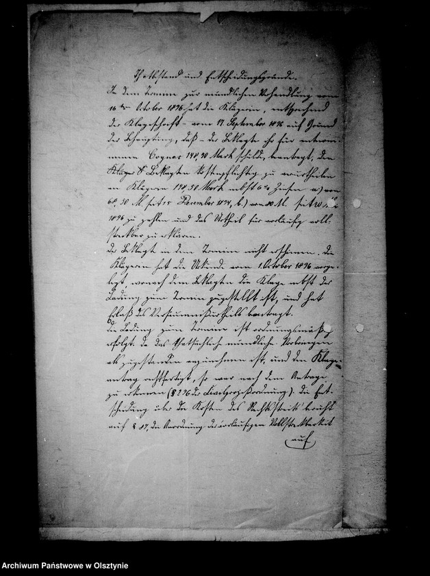 image.from.unit.number "/Wechselprozesssachen gegen den in Konkurs verfallen Gfen Carl Meinhard Lehndorff/."