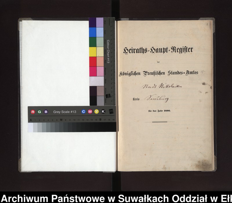 image.from.unit.number "Heiraths-Haupt-Register des Königlichen Preussischen Standes-Amtes Stadt Nikolaiken Kreis Sensburg"