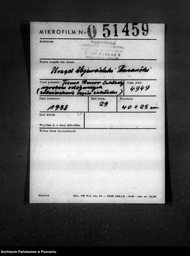 image.from.unit.number "Firma "Knorr" zakłady wyrobów odżywczych /zatwierdzenie części zakładu/"