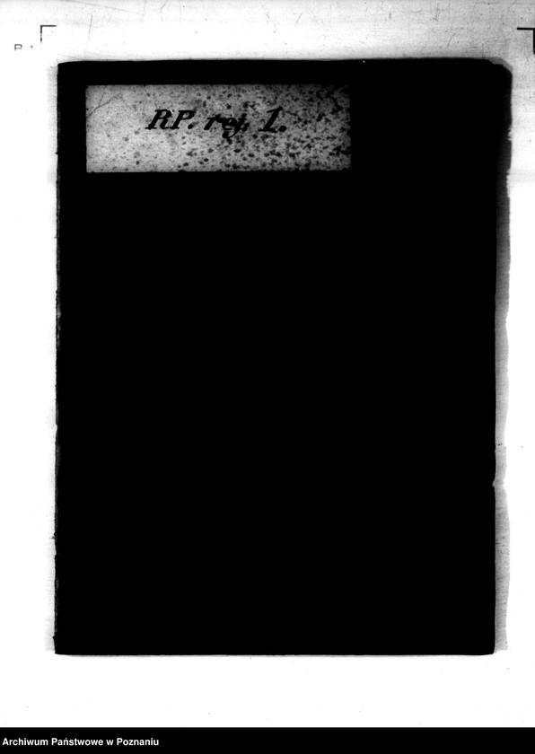 Obraz 4 z jednostki "RP rejestr 1 /Rejestr spraw parcelacji rządowej/"