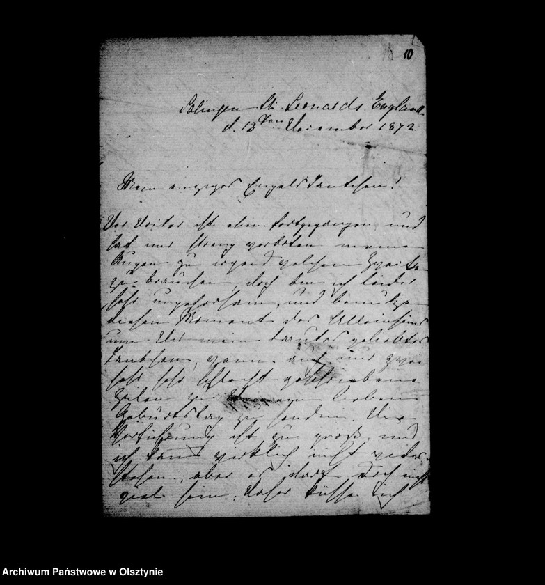 image.from.unit.number "/Fragmente v. Briefen der Violet Swiney, geb. Gfin Schlippenbach aus Sallingen England an Anna Gfin Lehndorff geb. Hahn/"