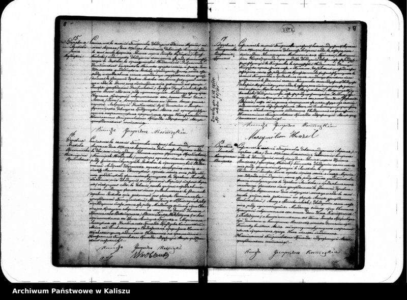 Obraz 8 z jednostki "Księga urodzeń, małżeństw, zgonów"