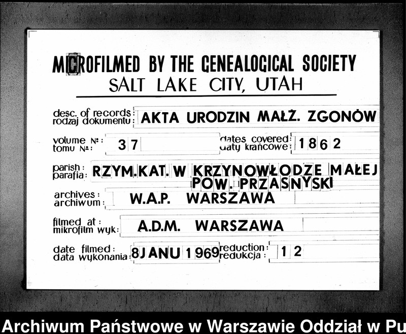 image.from.unit.number "Akta urodzeń, małżeństw i zgonów"