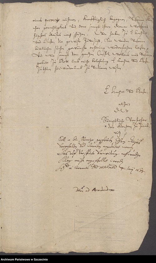 image.from.unit.number "Kirche zu Zirkwitz [Cerkwica]."