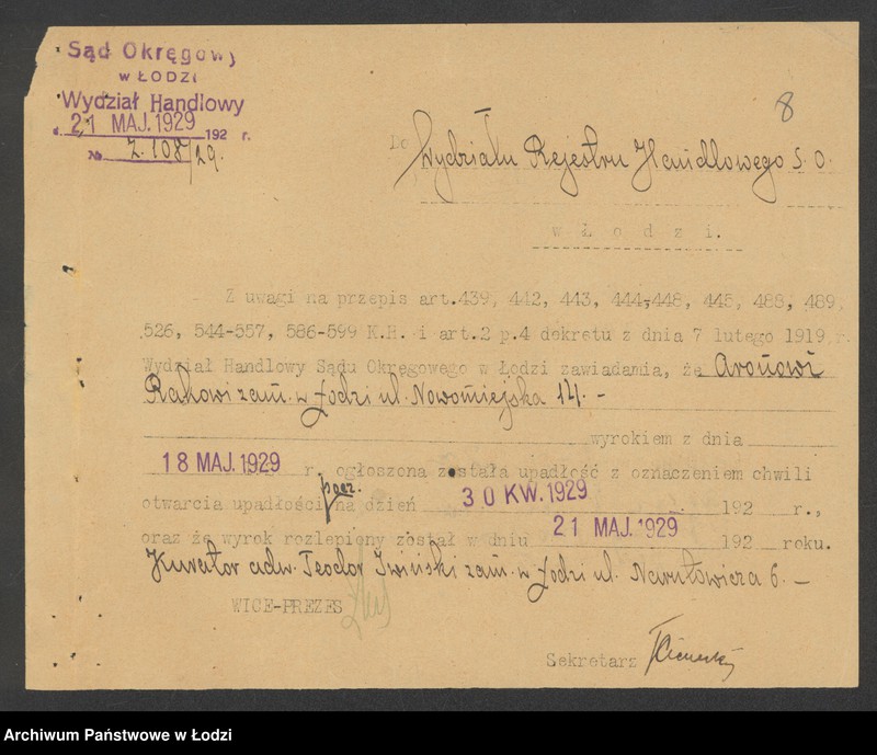 Obraz 10 z jednostki "Aron Rak- sprzedaż cukierków, czekolady i towarów kolonialnych"