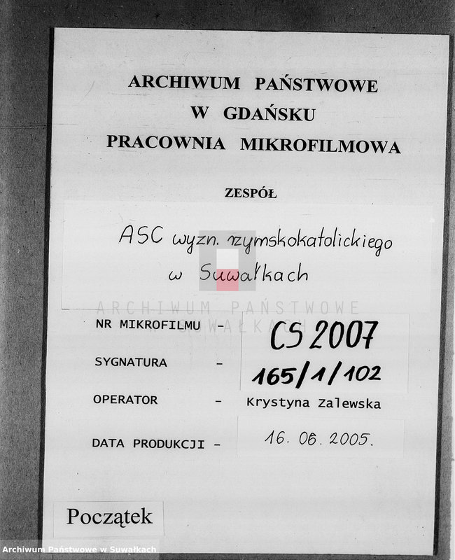 Obraz 1 z jednostki "[Akta małżeństw wyznania rzymskokatolickiego parafii w Suwałkach z lat 1890-1894]"