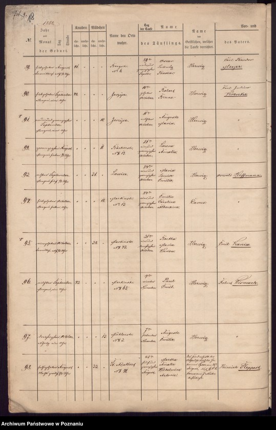 Obraz 12 z jednostki "Duplikat des Tauf, Trau, Sterberegisters"