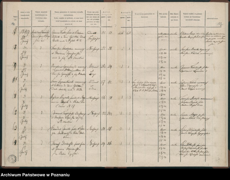 Obraz 11 z jednostki "Księga małżeństw"