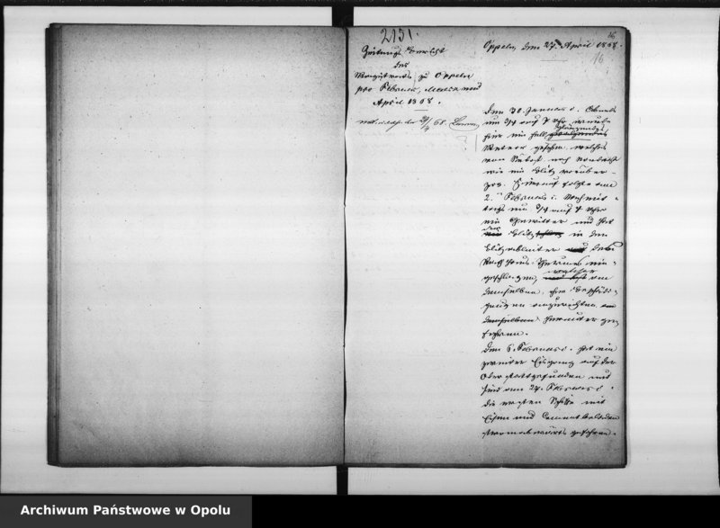 Obraz 19 z jednostki "Acta des Magistrats zu Oppeln betreffend die Erstattung der Zeitungsberichte"