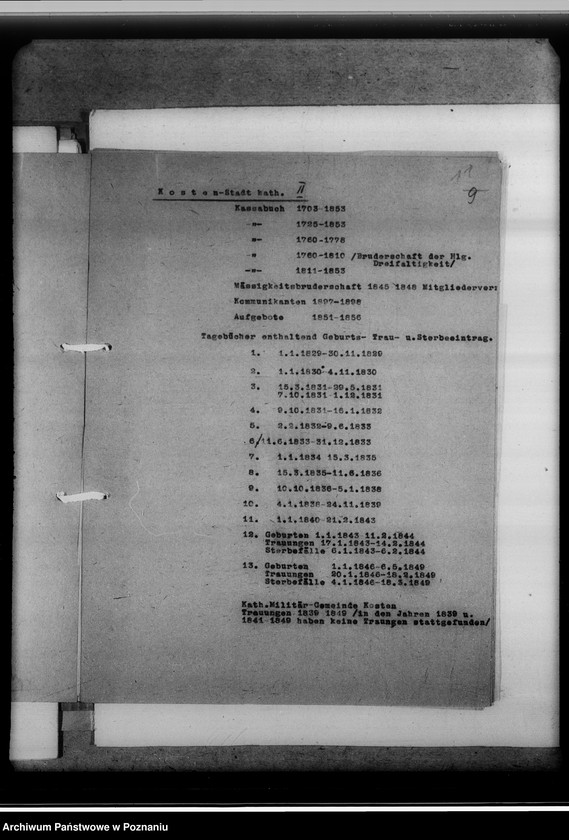 Obraz 16 z jednostki "Monatsberichte. Aussendienststelle Gostingen [Gostyń]"