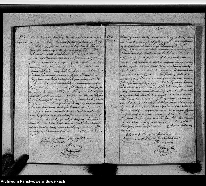 image.from.unit.number "Duplikat Zaślubionych, Urodzonych i Zmarłych Okręgu Wiejsieje Wyznania Moyżeszowego za rok 1852"