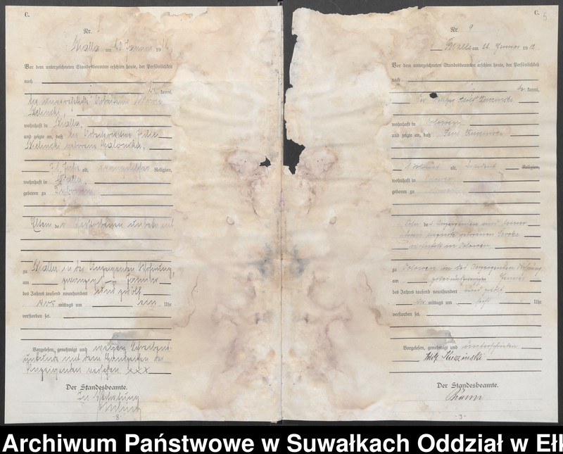 image.from.unit.number "[Sterbe=Haupt=Register des Königlichen Preussischen Standes-Amtes Bialla Kreis Johannisburg]"