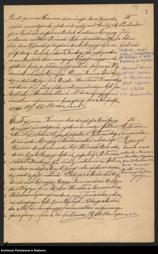 image.from.unit.number "[Duplikat akt urodzonych, zaślubionych i zmarłych parafii Rzeczniów za 1918 r.]"