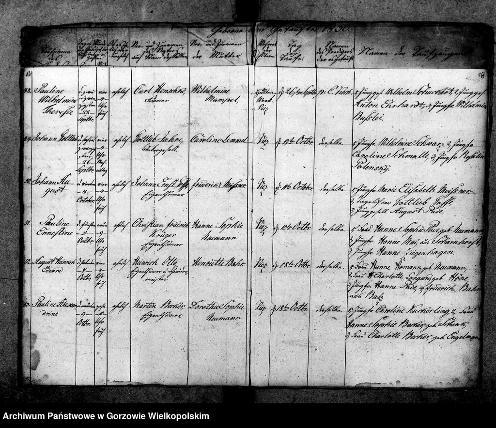 image.from.unit.number "Duplikate der Kirchenbücher von Vietz: Vietz (Witnica), Massin (Mosina)"