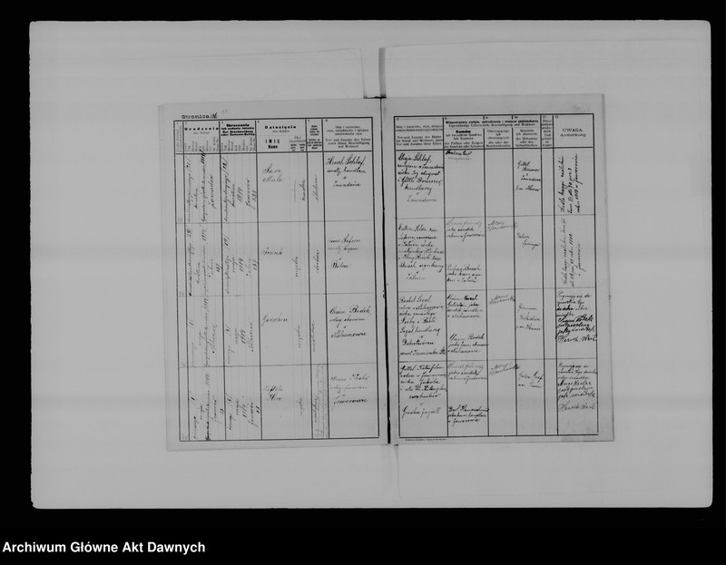 image.from.unit.number "Gmina wyznaniowa: Jaworów. Powiat: Jaworów. Księga metrykalna urodzeń, t. XII."