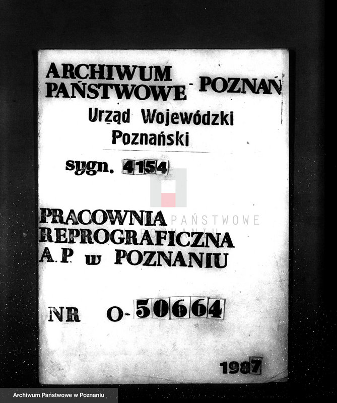 Obraz 1 z jednostki "Zatwierdzenie zakładu przemysłowego /rzeźnia i warsztat/ Jan Warnke, Gębice pow. czarnkowski"