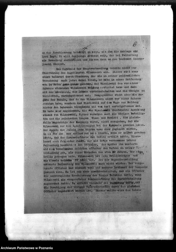Obraz 10 z jednostki "Wyrok Sondergerichtu we Włocławku, na Polaków za rozstrzelanie 5 Niemców we wrześniu 1939 roku"