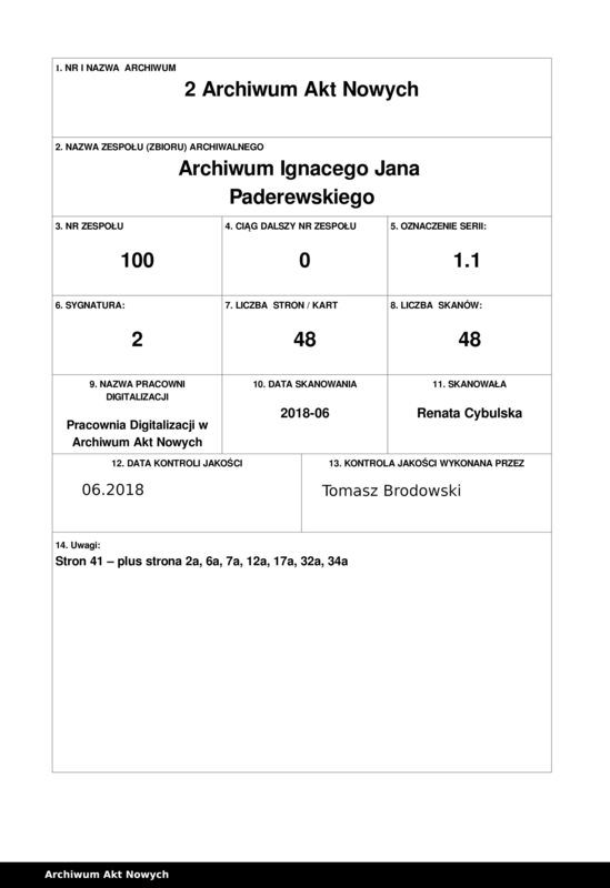 image.from.unit.number "Dokumenty I. J. Paderewskiego związane z pełnieniem funkcji państwowych; Nominacja I. J. Paderewskiego na członka Rady Narodowej RP z XII 1939 r. przechowywana oddzielnie"