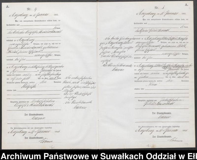 image.from.unit.number "Geburts-Neben-Register des Preussischen Standes-Amtes Angerburg Kreis Angerburg"