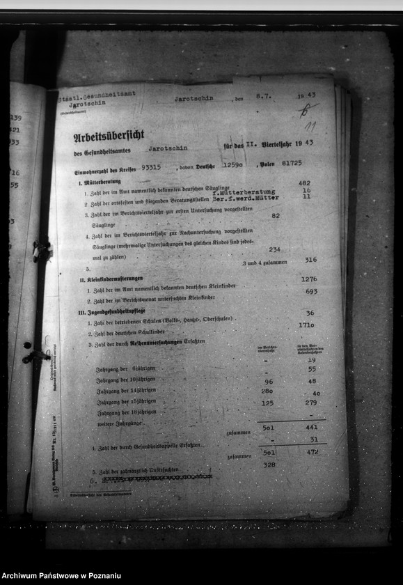 Obraz 15 z jednostki "Arbeitsübersichten der Gesundheitsämter"