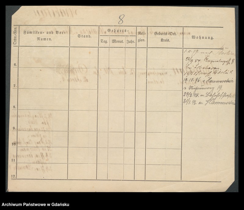 image.from.unit.number "Karty meldunkowe: Schaack - Scharnberg"