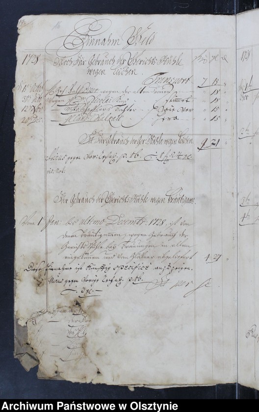 image.from.unit.number "Kirchen Rechnung über Einnahme und Ausgabe"