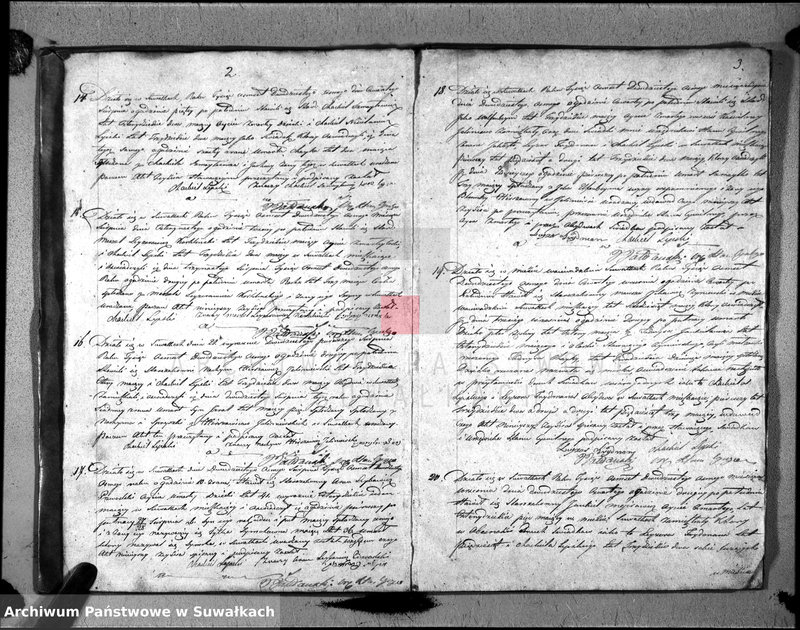 image.from.unit.number "Duplicat Akta Urzędnika Stanu Cwilnego Parafii Suwalskiey Wyznania Moyżeszowego Umarłych 1828 r."