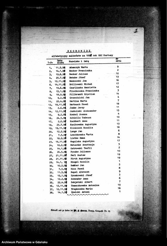 image.from.unit.number "Księga małżeństw"