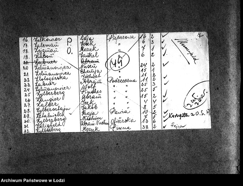 Obraz 10 z jednostki "[Spisy robotników Wydziału Robót Publicznych otrzymujących talony na bezpłatne obiady]"