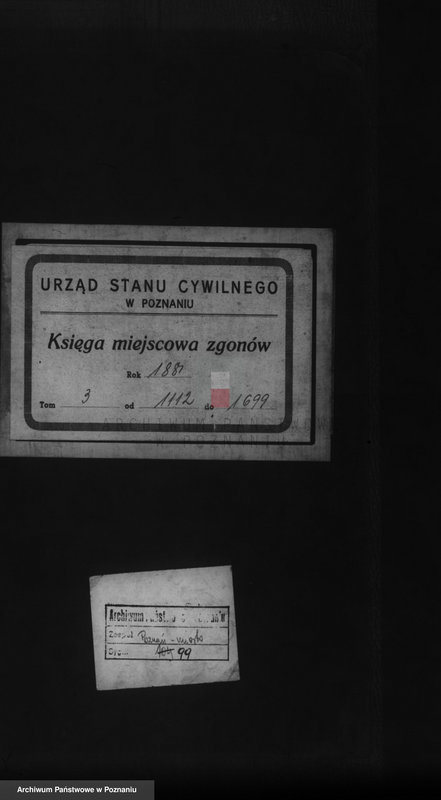 Obraz 1 z jednostki "Księga zgonów t. III"