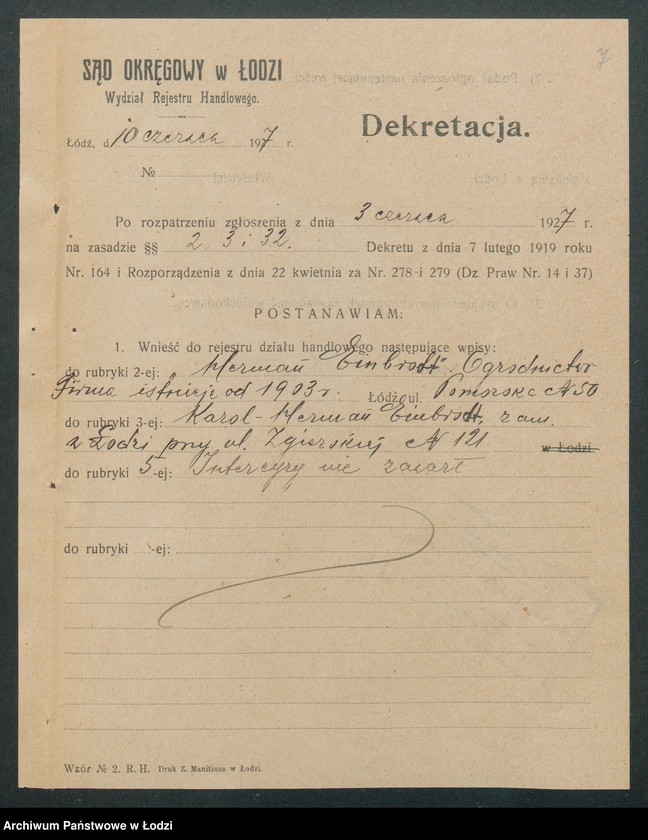 Obraz 9 z jednostki "Herman Einbrot- ogrodnictwo"