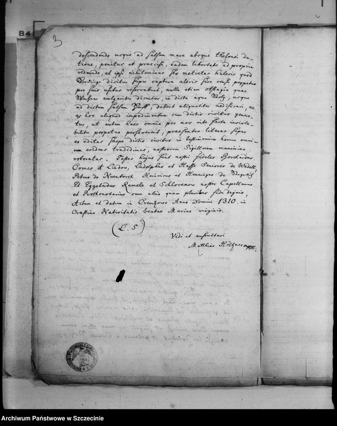 Obraz 7 z jednostki "Privilegia et Statuta der Stadt Stolpe (1310-1720)"