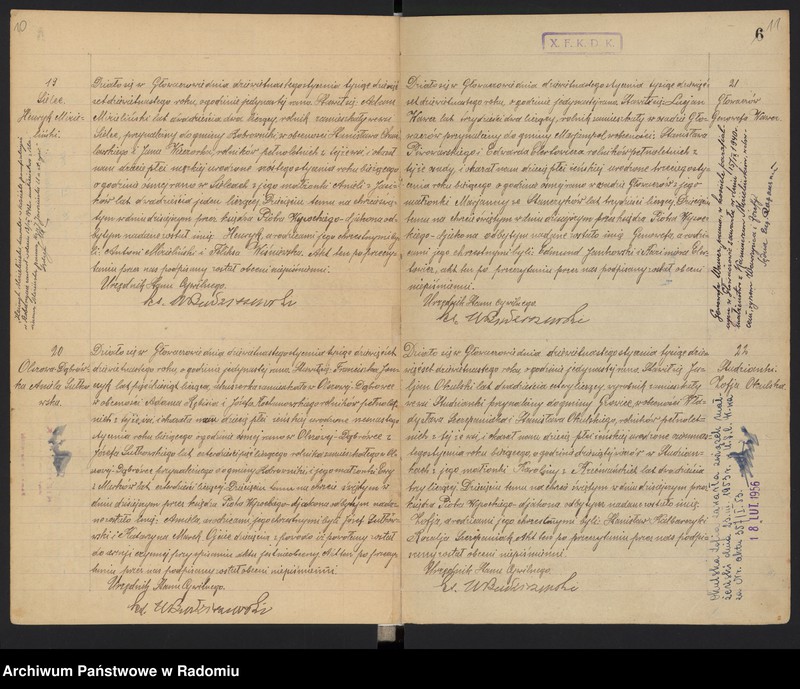 image.from.unit.number "Urząd Stanu Cywilnego w Głowaczowie Akta urodzeń, małżeństw, zgonów 1919 rok"