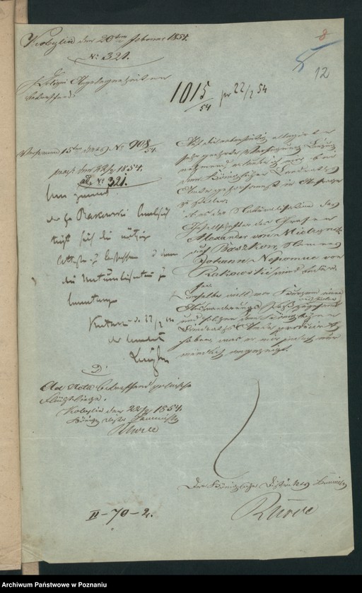 Obraz 16 z jednostki "A. betr. Nepomucen von Rakowski in Smolisz /auch Josef und Anton/"