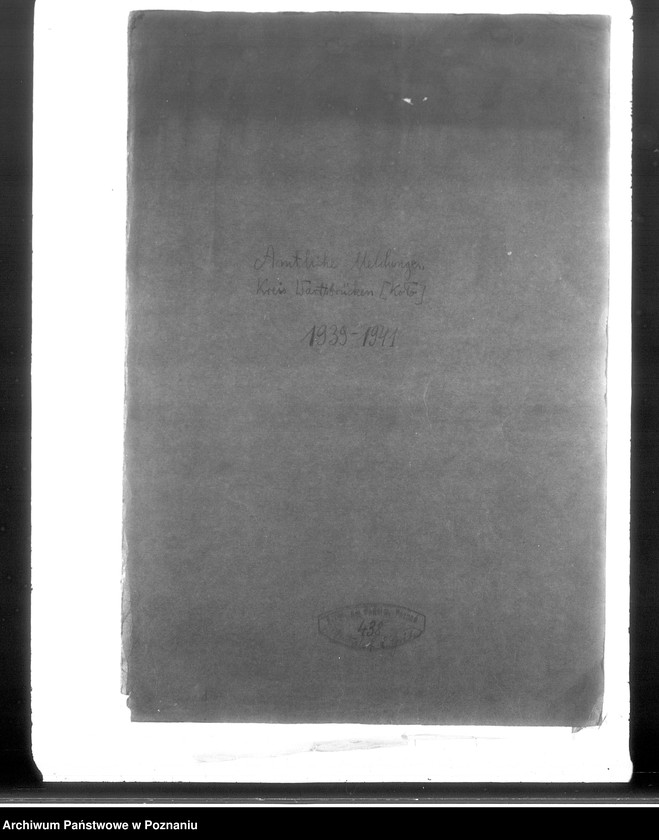 Obraz 4 z jednostki "Amtliche Meldungen Kreis Warthbrüchen (Koło)"