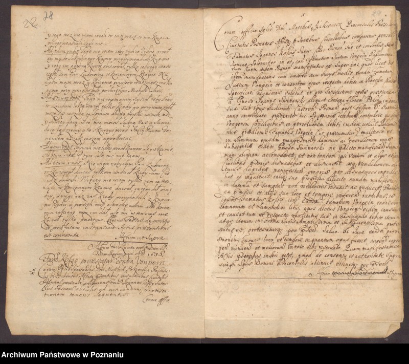 Obraz 18 z jednostki "Protocolon actorum officii consularis Posnaniensis."