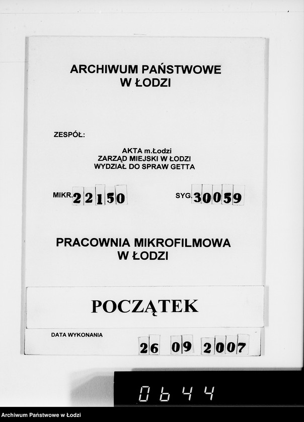 Obraz 1 z jednostki "Aufträge 10501- 10590"