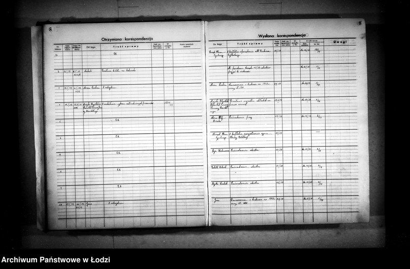 Obraz 11 z jednostki "Dziennik ogólnej korespondencji [przychodzącej i wychodzącej]"