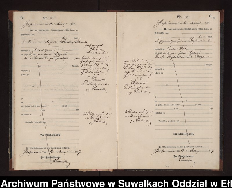 image.from.unit.number "Sterbe-Neben-Register des Preussischen Standes-Amtes Stasswinnen Kreis Loetzen"