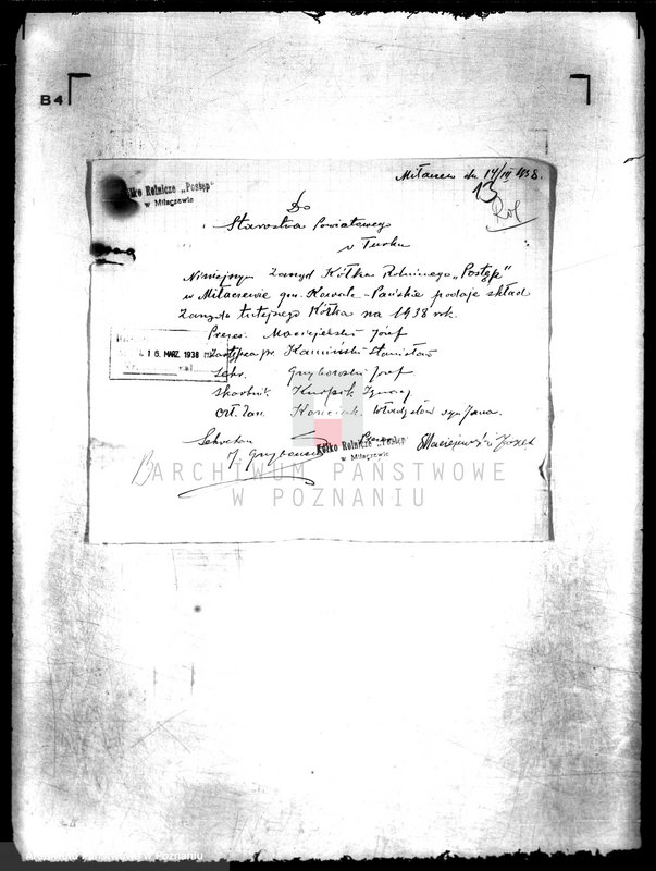 Obraz 17 z jednostki "/Kółko Rolnicze/ sprawy organizacyjne"