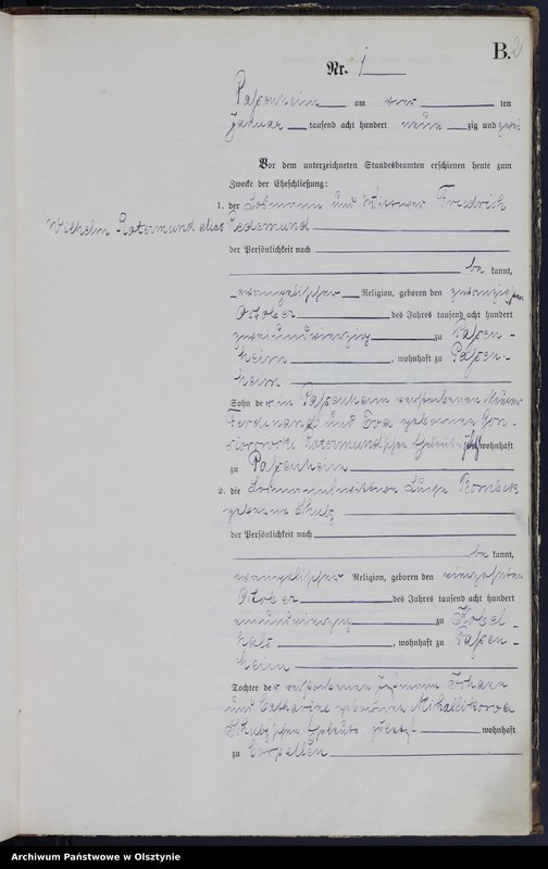 image.from.unit.number "Heiraths-Haupt-Register Nr 1 - 11"