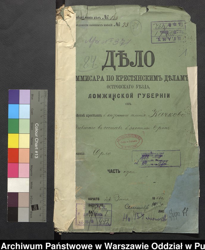 image.from.unit.number "O urządzaniu chłopów byłej rządowej własności Kaczkowo, wchodzących w skład byłej ekonomi Brok, gm.Orło"