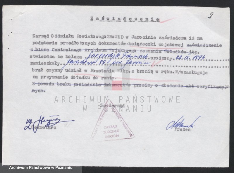 Obraz 16 z jednostki "Życiorysy powstańców wielkopolskich: G - tom Vl /Grzegorczyk Franciszek - Gwardzik Józef/."