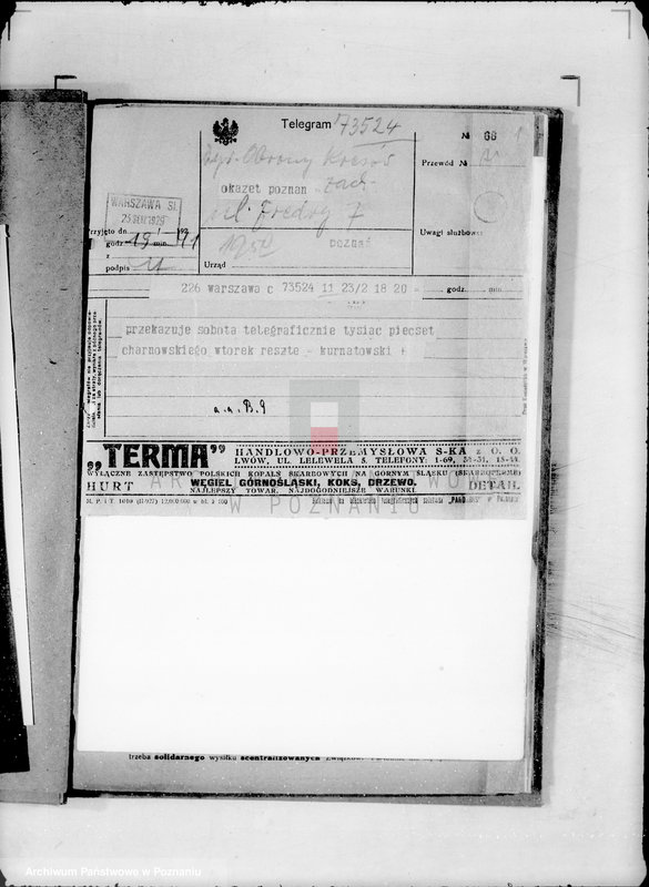 Obraz 5 z jednostki "/Związki i stowarzyszenia/ różne sprawy"