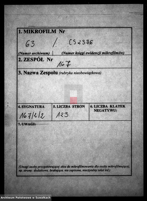 image.from.unit.number "Dowody do Akt Małżeństwa Gminy Wigierskiey od dnia 1 Maja 1810 Roku do dnia ostatniego kwietnia 1811 Roku."